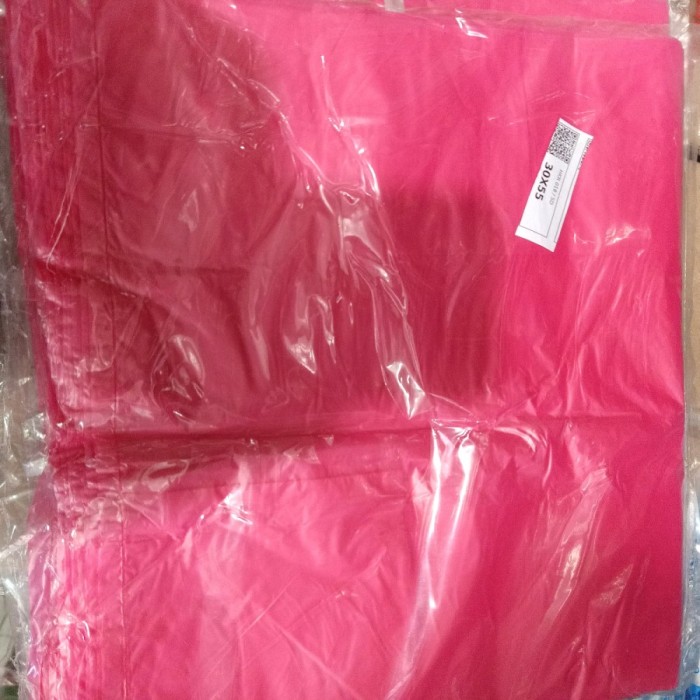 Kantong Plastik/Kresek BISON PINK HDPE TEBAL Ukuran 30