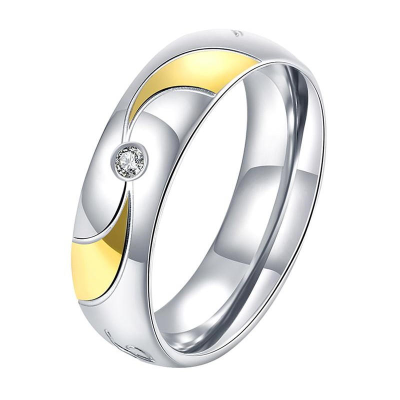 Cincin Couple / Tunangan / Nikah / Pasangan / Titanium C041