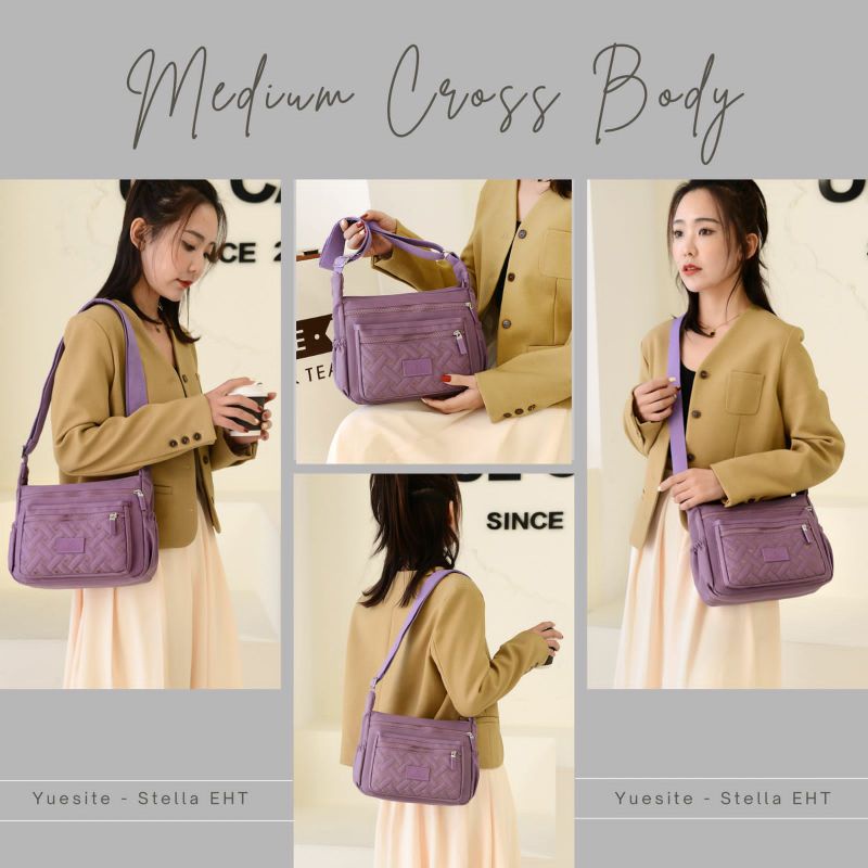 TAS SELEMPANG WANITA MEDIUM YUESITE STELLA ORIGINAL CROSSBODY IMPORT CYUYEBAGS