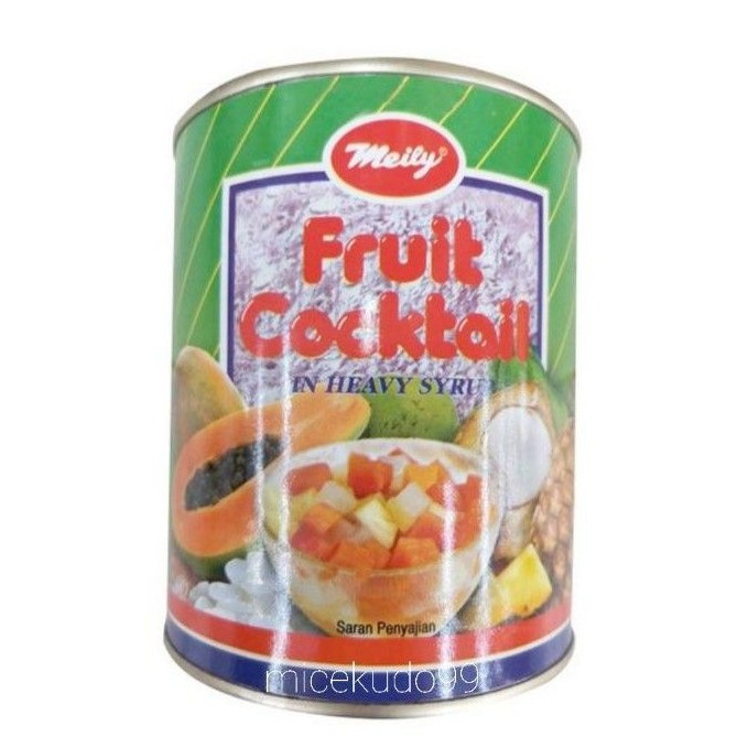 

MEILY FRUIT COCKTAIL 850GR KOKTIL BUAH CAMPUR DALAM SIRUP KALENG