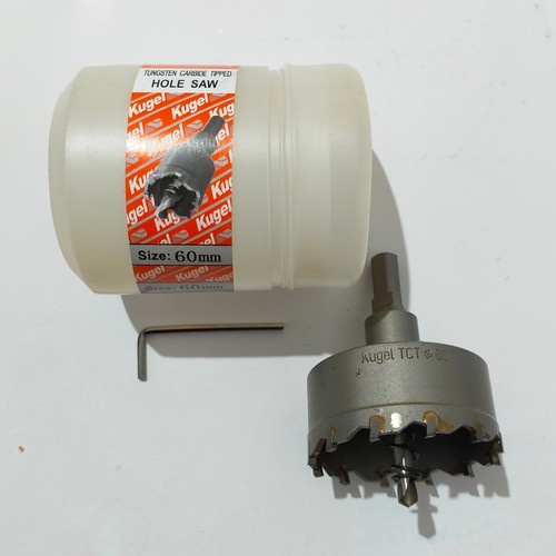 HOLESAW KUGEL TCT 60MM / HOLE SAW 60 MM / MATABOR MATA BOR STAINLESS