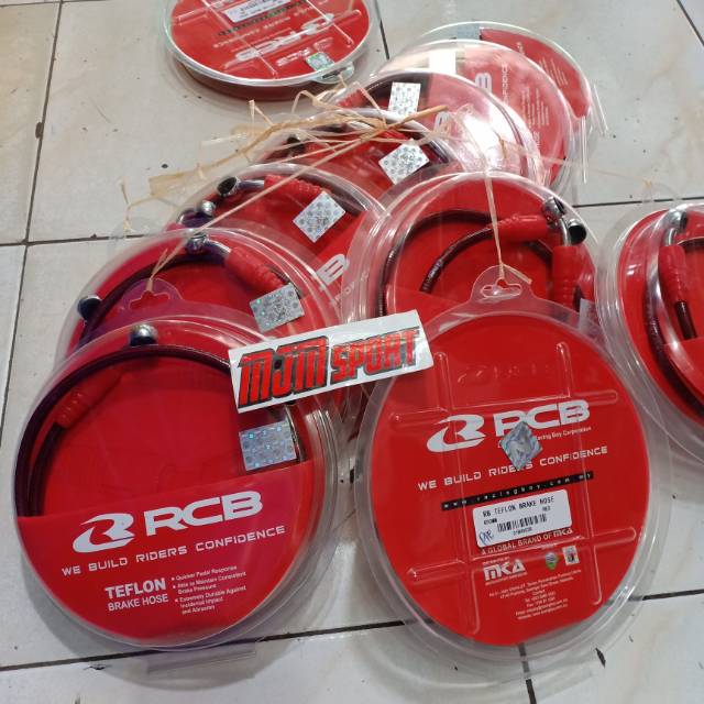 Selang rem RCB 850mm. Selang rem depan RCB