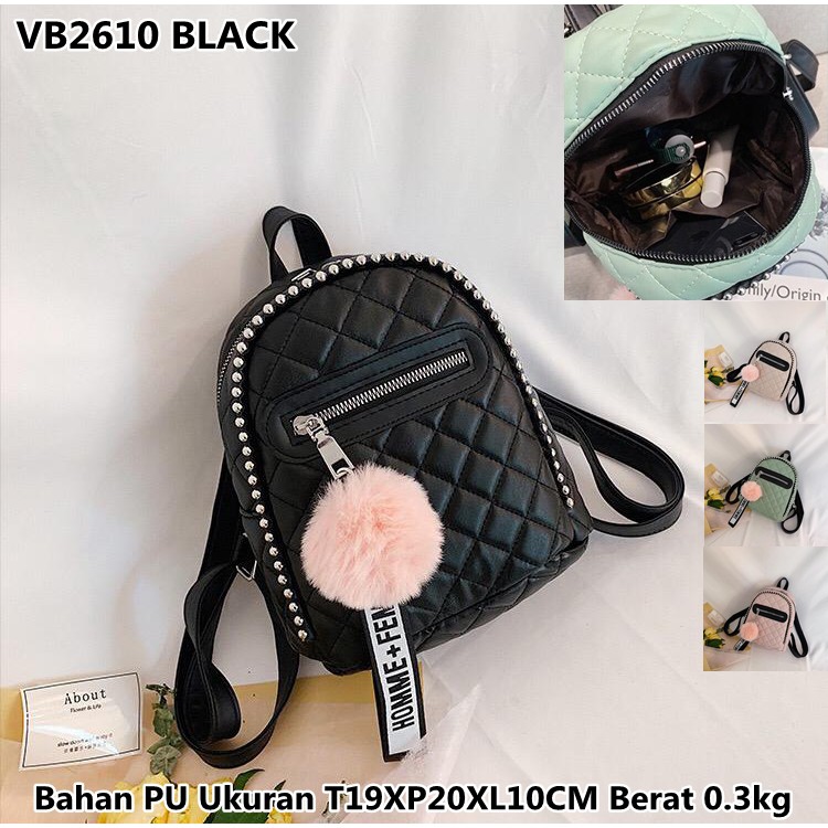 Tas Ransel Wanita Berkualitas - TAS IMPORT - TAS BATAM - TAS FASHION - VB2610