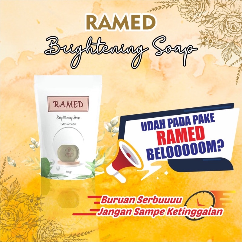 ramed beauty soap/sabun pemutih badan