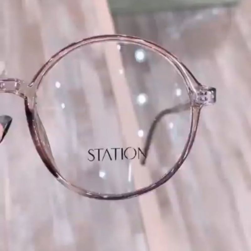 KACAMATA BULAT KOREA PHOTOCROMIK MINUS ANTIRADIASI KODE 8206