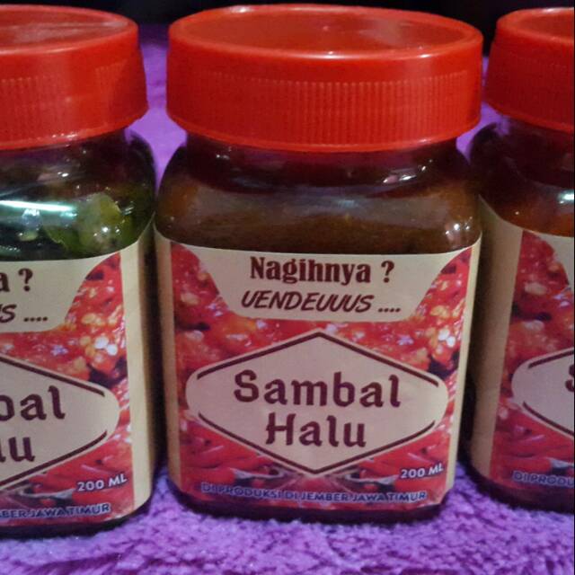 

Sambal Halu varian Petis