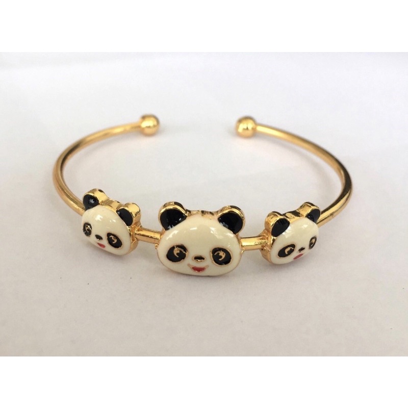 Gelang Anak Panda Titanium 22K ( Emas )