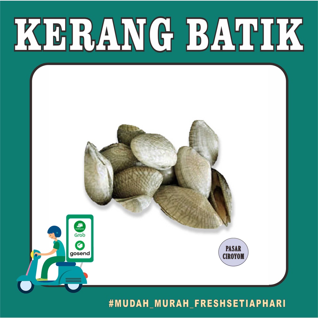 

KERANG BATIK FRESH MURAH BANDUNG/ SEAFOOD