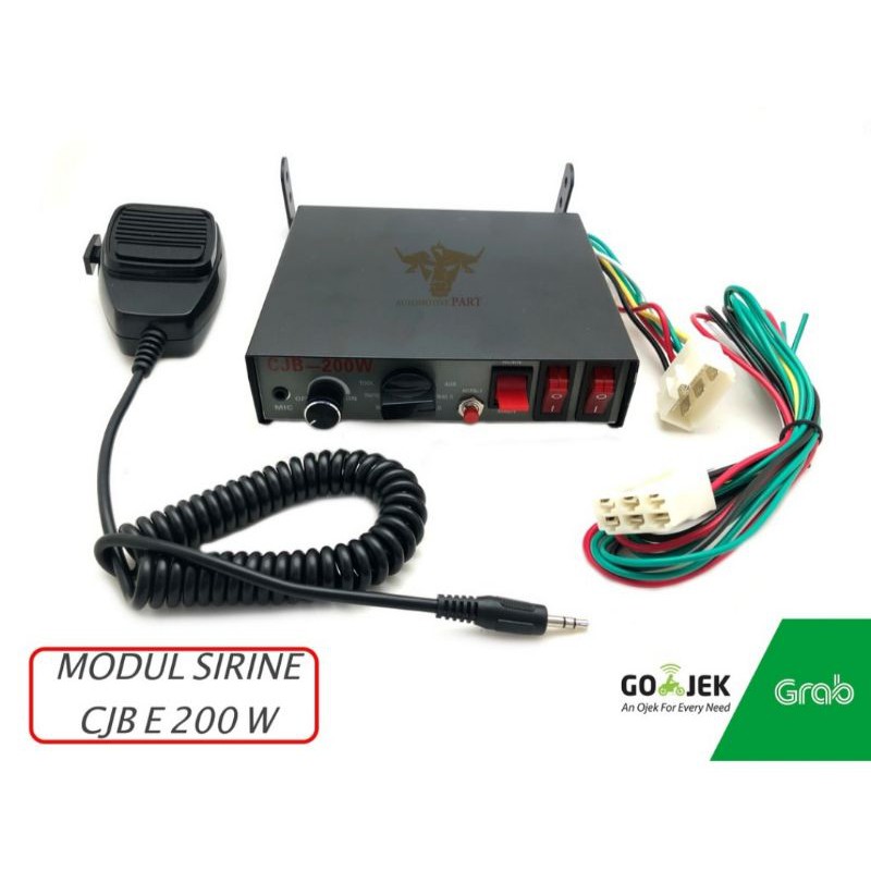 TOA MODUL SIRINE CJB 200 WATT | Sirine modul ampli Cjb cjb200 ambulan patroli pemadam 9 suara 2637