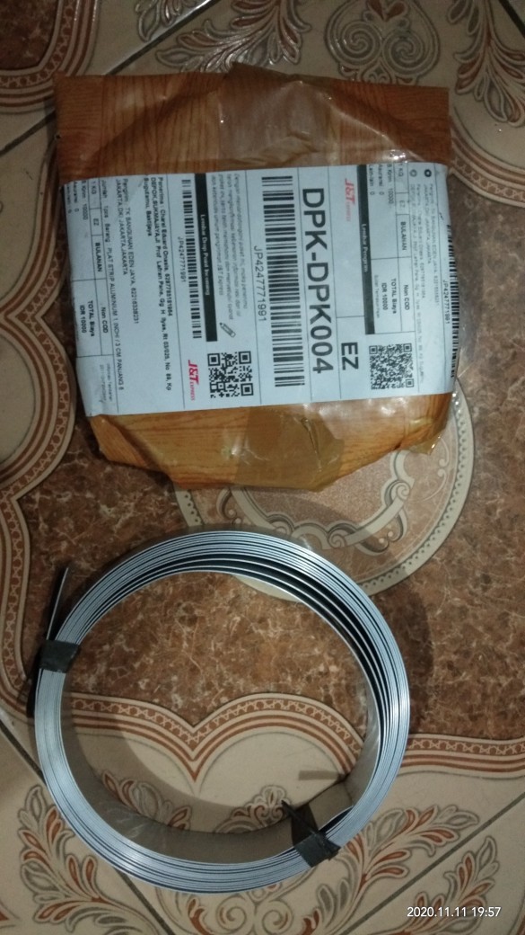 Plat Strip Aluminium 1 Inchi / 3 Cm Panjang 6 Meter Tebal 1 Mm