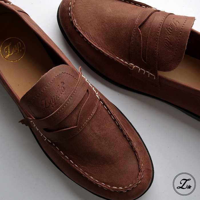 GUSTAVO | Indopride | Sepatu Kulit Asli Casual Klasik Pria/Cowok -Loafers- Footwear Zapato