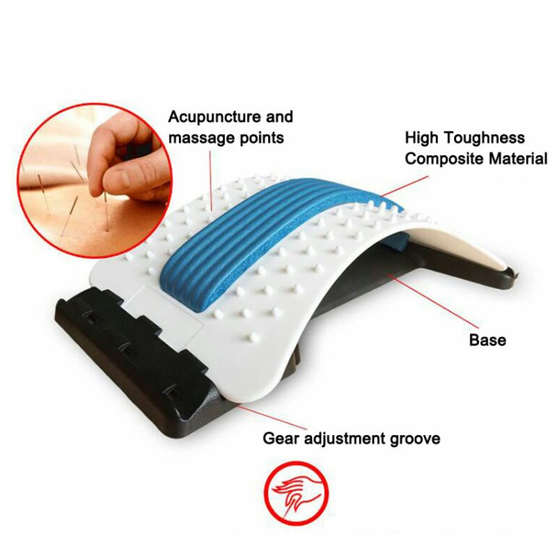 Sandaran Lumbar Spinal Stretching Support Terapi Sakit Pinggang Waist Relax Mate H00310