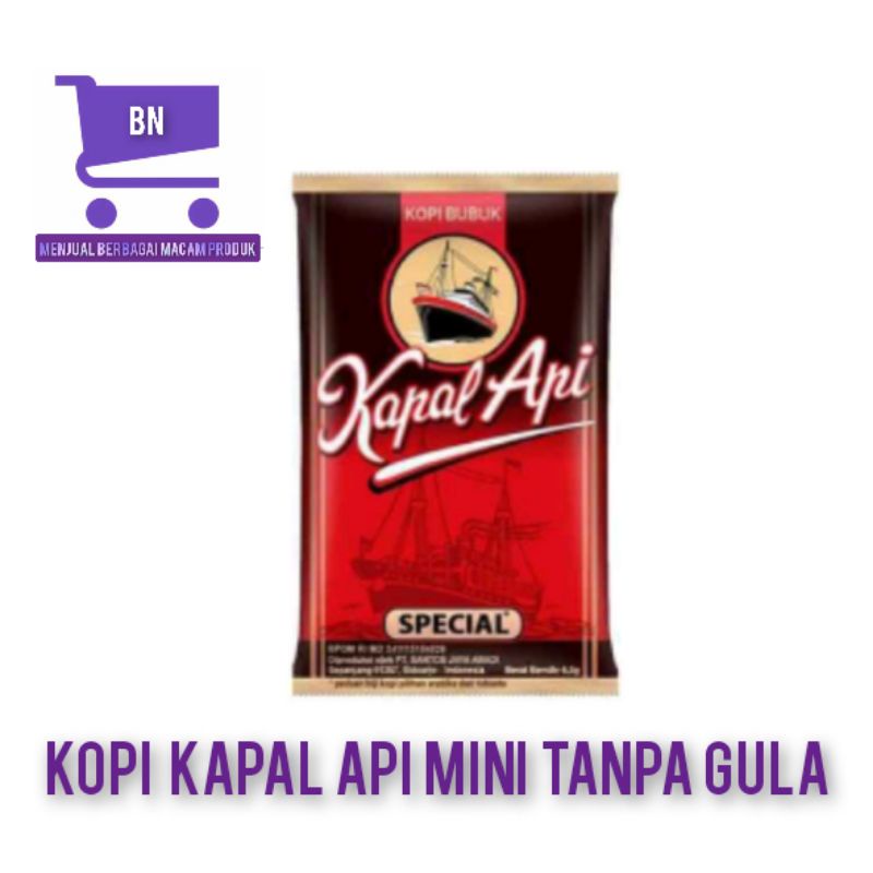 

Kopi Kapal Api Tanpa Gula 6,5 Gram