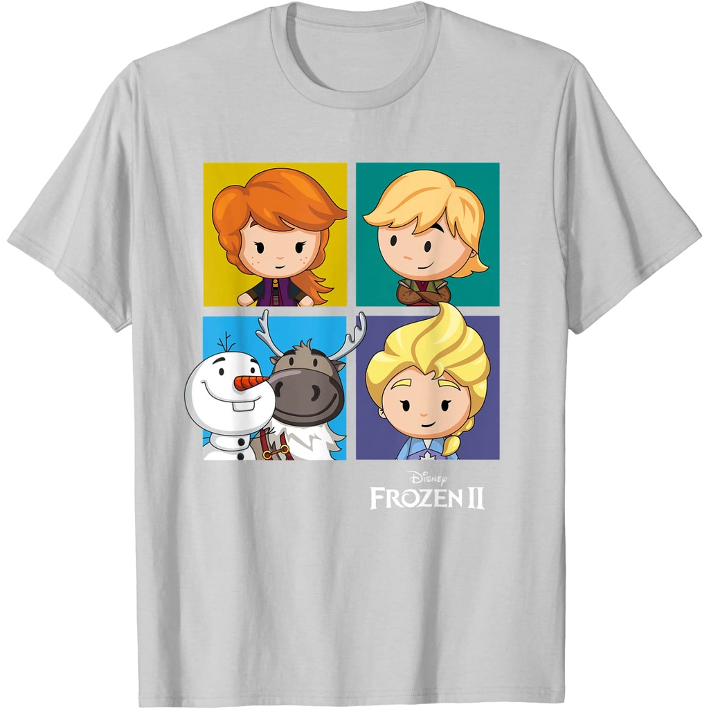 Baju Anak Disney Frozen 2 Chibi Character Panels T-Shirt