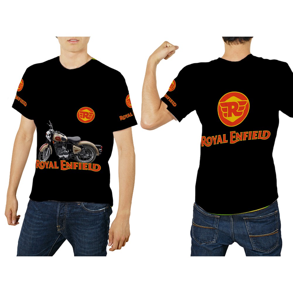 [Riashop] ROYAL ENFIELD | T Shirt ROYAL ENFIELD Pendek Pria | Kaos Pendek Pria ROYAL ENFIELD - 301