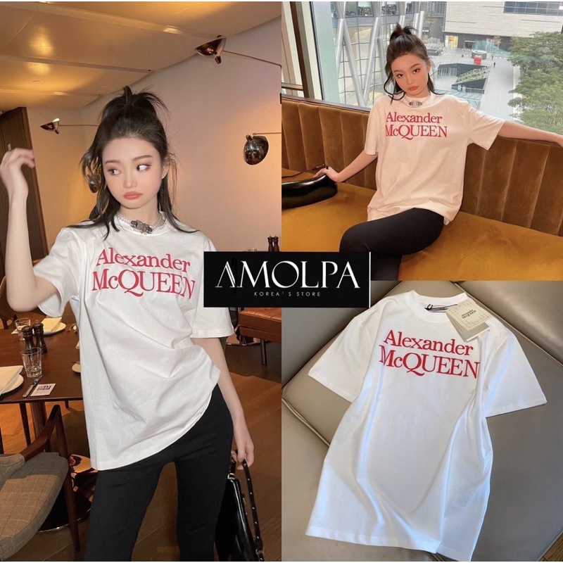 ALEXANDER MCQUEEN - TSHIRT BRANDEDTEE KAOS DRESSCODE ULTAH BDAY FAMILY KELUARGA AYAH ANAK KIDS DEWAS