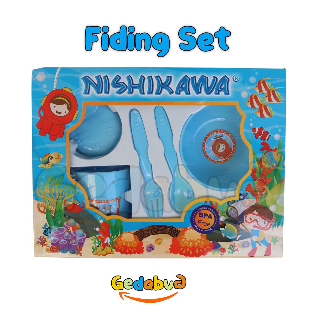 Perlengkapan Makan Bay Gift Set | Fiding Set Nishikawa Ukuran S