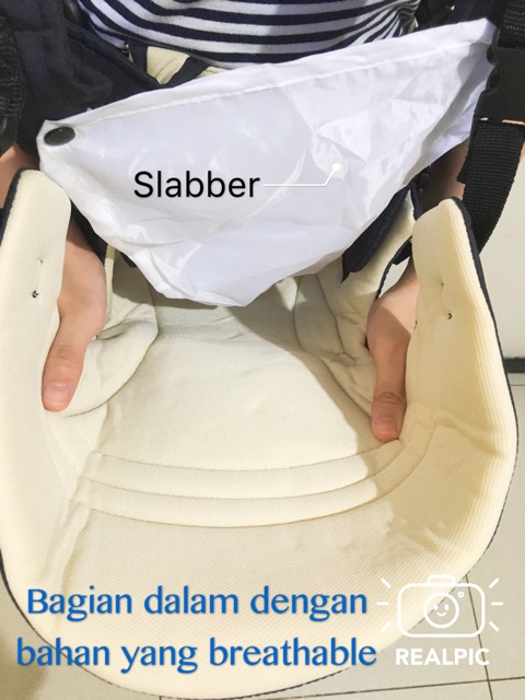 gendongan ransel bayi depan tidak panas soft carrier slabber /gendongan ransel / baby carrier 2 in 1