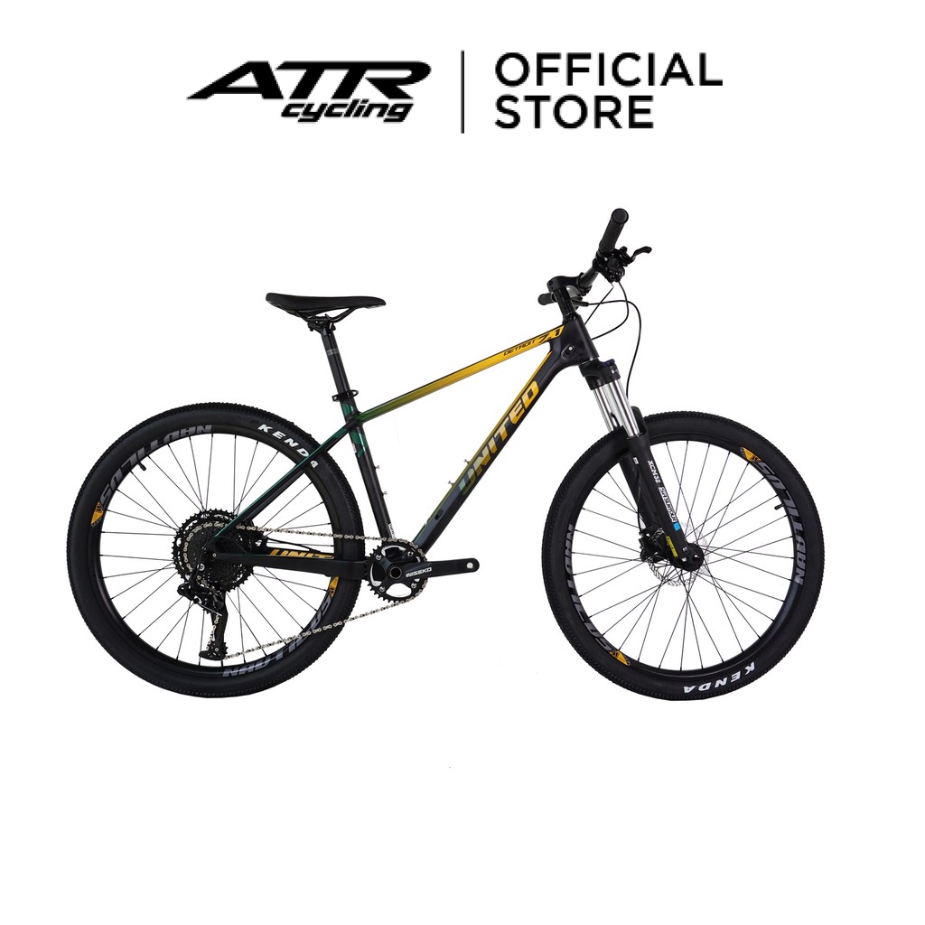 United Bike Sepeda Gunung MTB 29-12SP DETROIT 7.1 (17) (20) GN-BK-OR