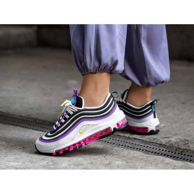 Barang Berkualitas sepatu sneakers pria wanita nike airmax 97 wmns bright violet STOK TERBATAS