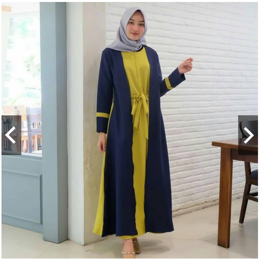 COMBINE MAXI DRESS -B1*/AG/VH