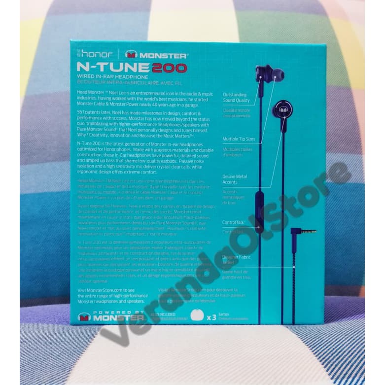 Terlaris Headset Monster N-Tune 200 ORIGINAL 100%