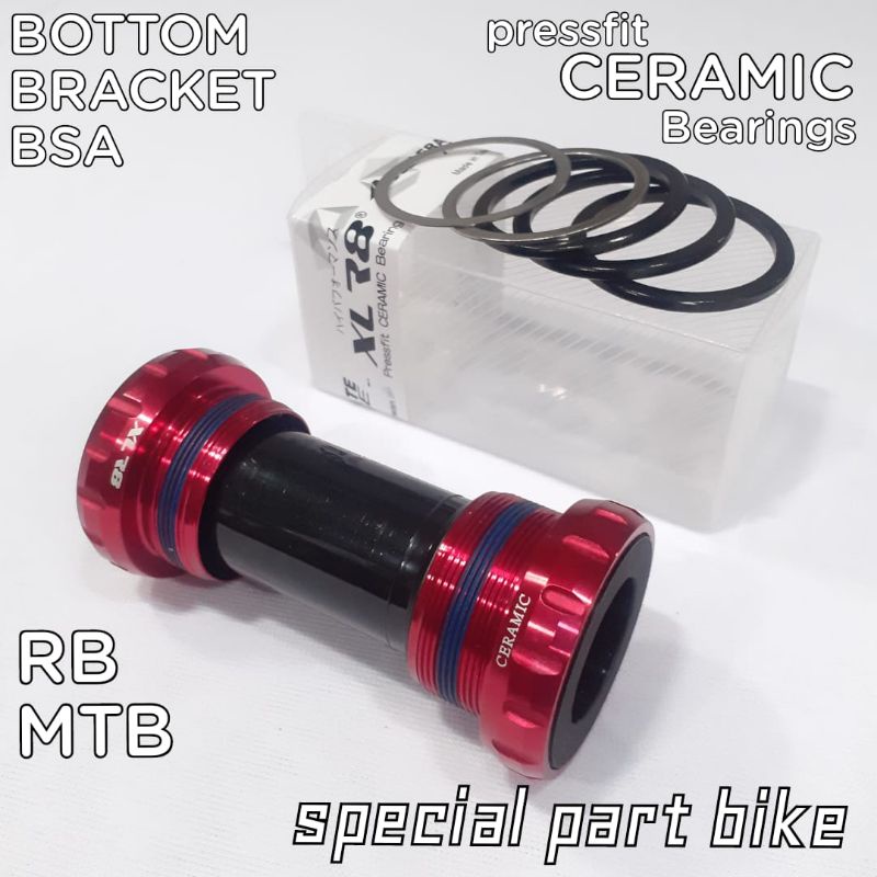 BB PRESSFIT CERAMIC BEARING HOLLOWTECH 2 XLR8 / BB CERAMIC / BB HOLOTECH / BB HT2
