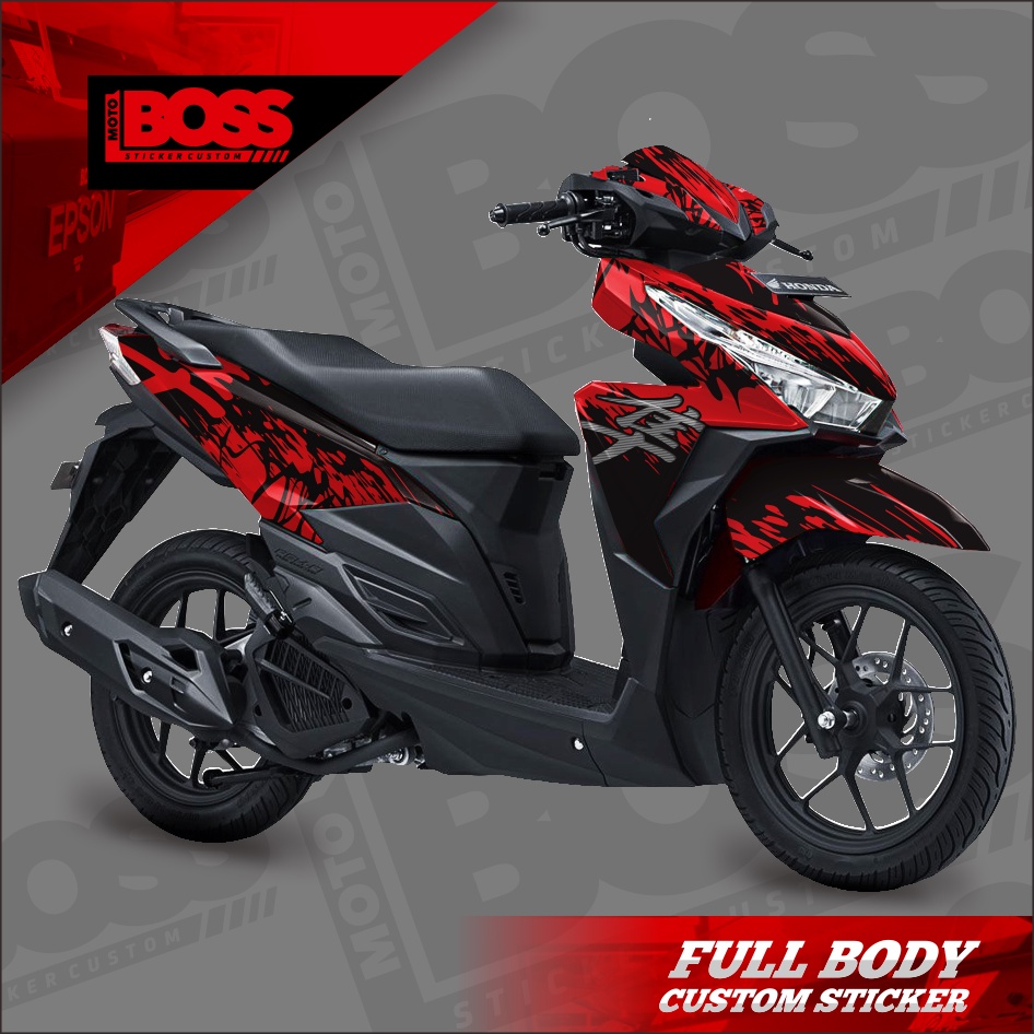 Decal Stiker Sticker Vario 125 150 old  Full Body Dekal Stiker Custom Vario 125 150 old Striping Ful