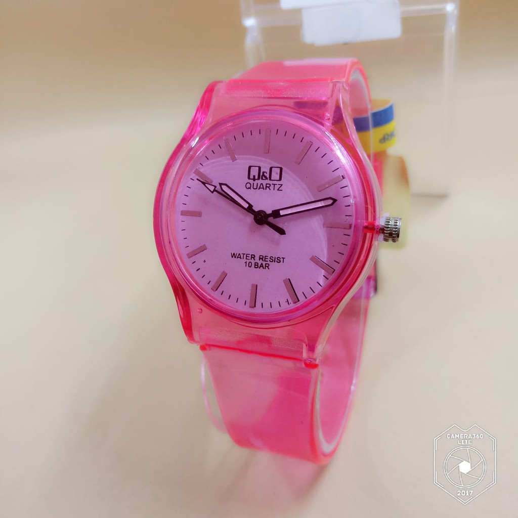 JAM TANGAN WANITA QQ QQ-1835 TALI RUBBER