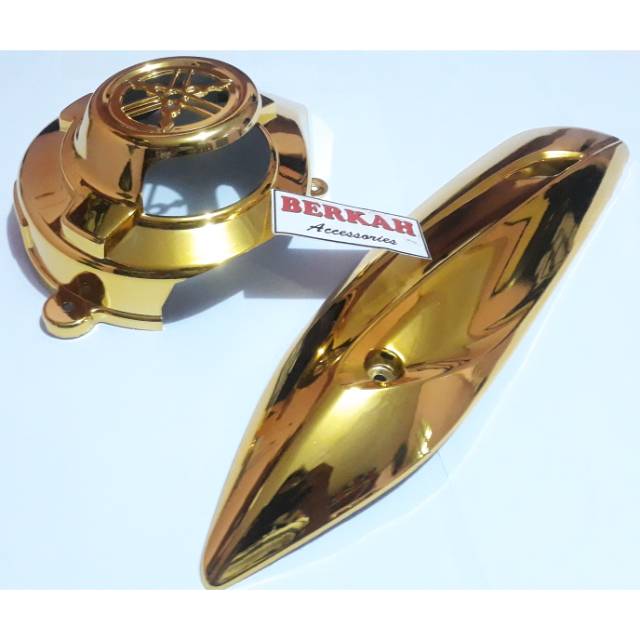 Tutup kipas plus tutup knalpot mio j mio gt mio soul gt lama x ride lama gold