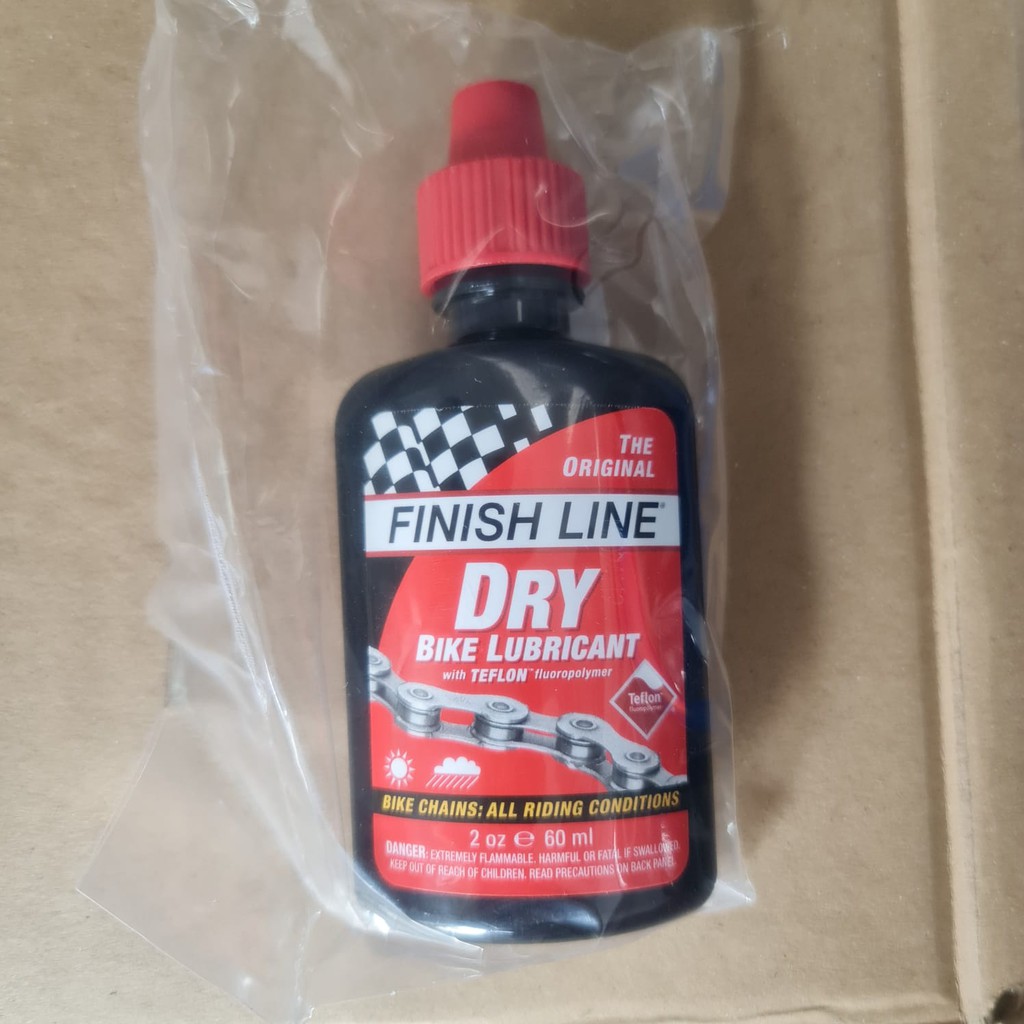 Finish line DRY BIKE LUBRICANT merah 2oz (60ml)