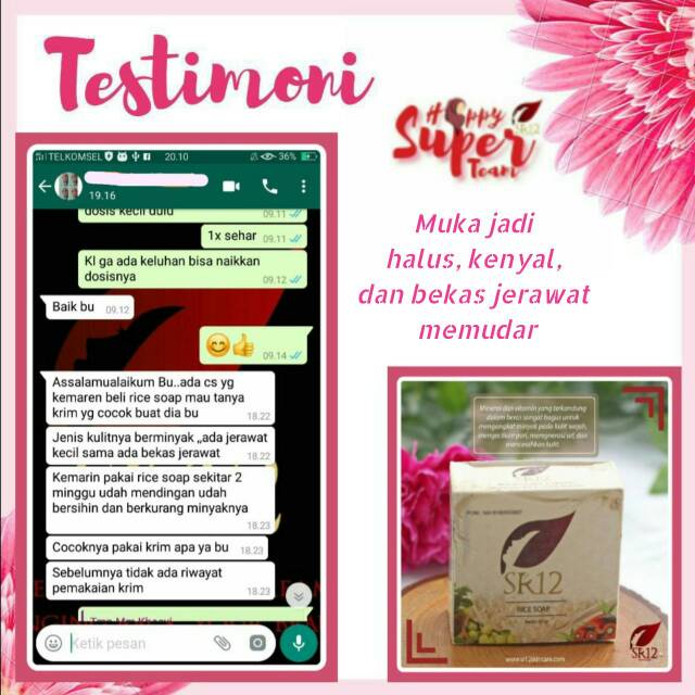 Rice Soap SR12 - Sabun Cuci Muka Pria &amp; Wanita Berjerawat Pembersih Wajah Mengangkat Minyak Pada Kulit Sabun Untuk Kulit Berminyak Sensitif Berjerawat