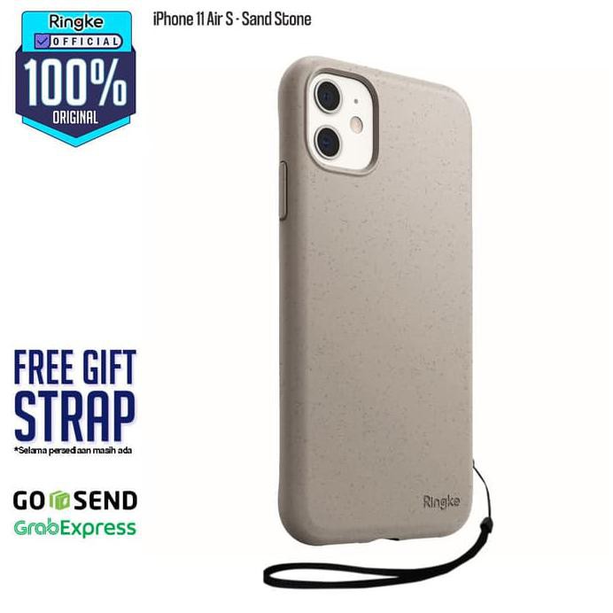 Rearth Ringke iPhone 11 Air S SoftCase AntiCrack Original Sand Stone
