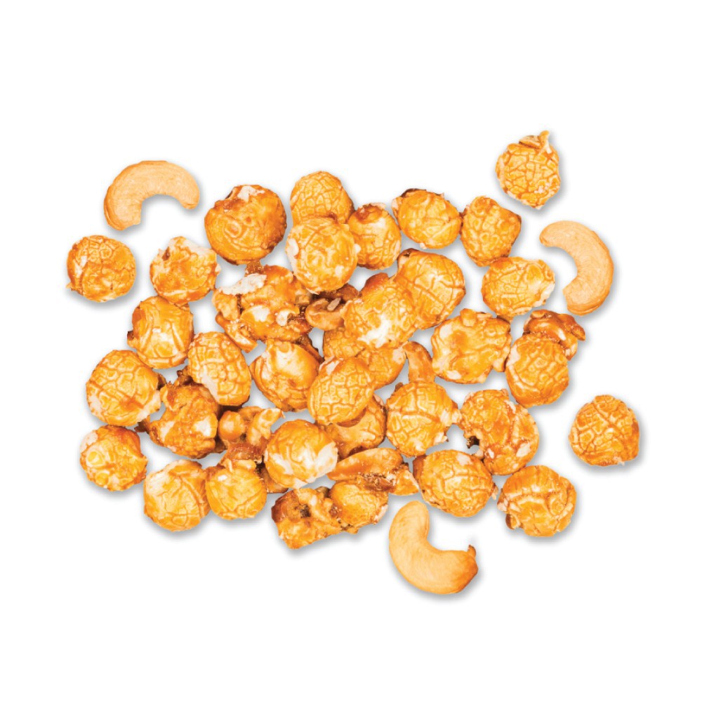 POPCORN - CARAMEL CASHEW (SALTED CARAMEL) - 60 GR - EAST BALI CASHEWS (YAVA)