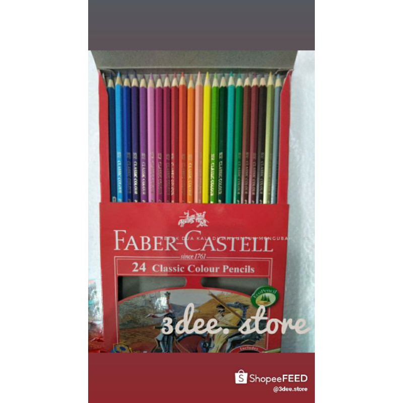 

Pensil Warna 24 W Classic Faber Castell (original)