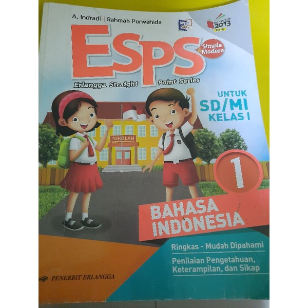 

Buku Pelajaran SD / ESPS K13 1 Erlangga