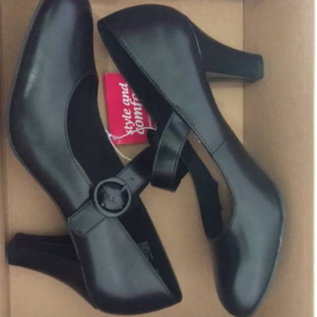 SEPATU PANTOFEL HITAM PAYLESS DEXFLEX COMFORT ORI