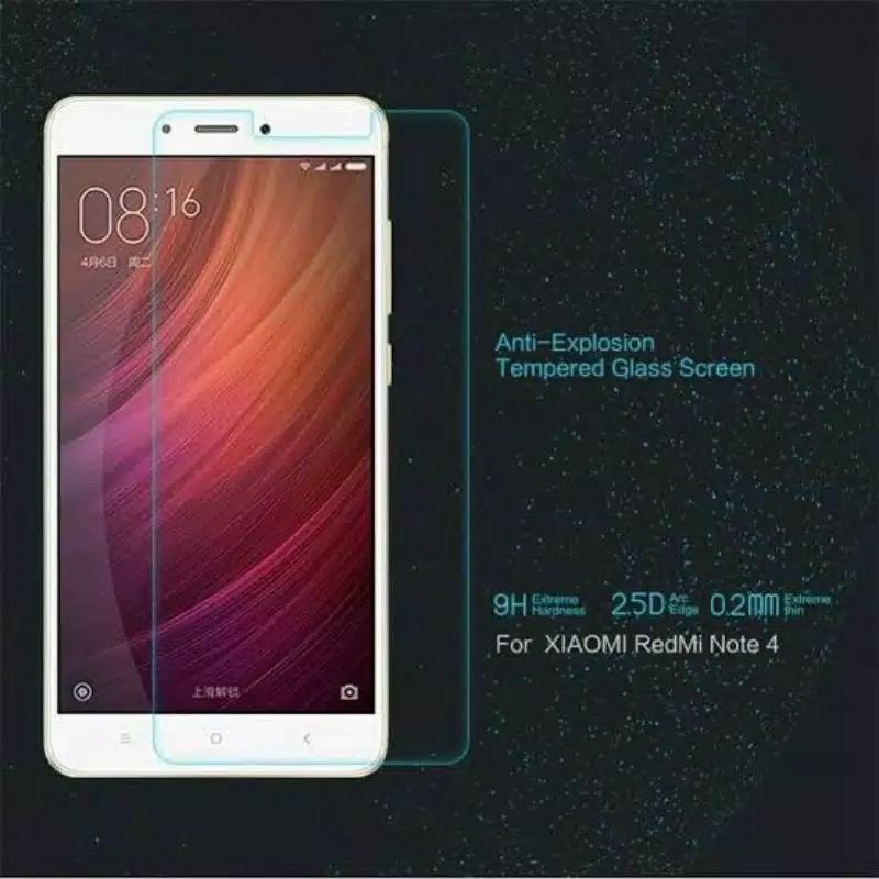 TAMPERED GLASS XIAOMI REDMI NOTE 4 / NOTE 4X TG ANTI GORES