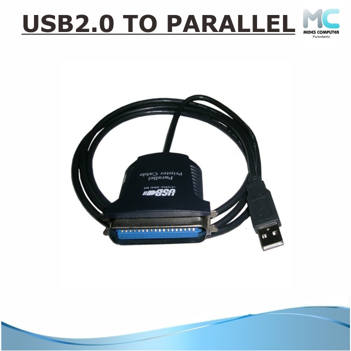 Kabel Converter USB to Paralel Printer Port Parallel 36 Pin-USB to LPT