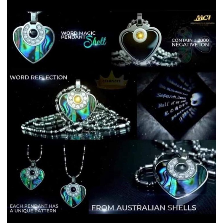 kalung kesehatan pendant MCI 100% original
