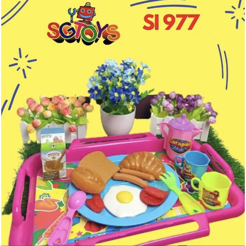 Mainan Masak Masakan Kitchen Set Mainan Dining Set dan Tea Set SG Toys Mainan Anak Perempuan