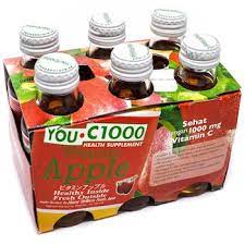 

You C 1000 Apel Botol Kaca 140 ml