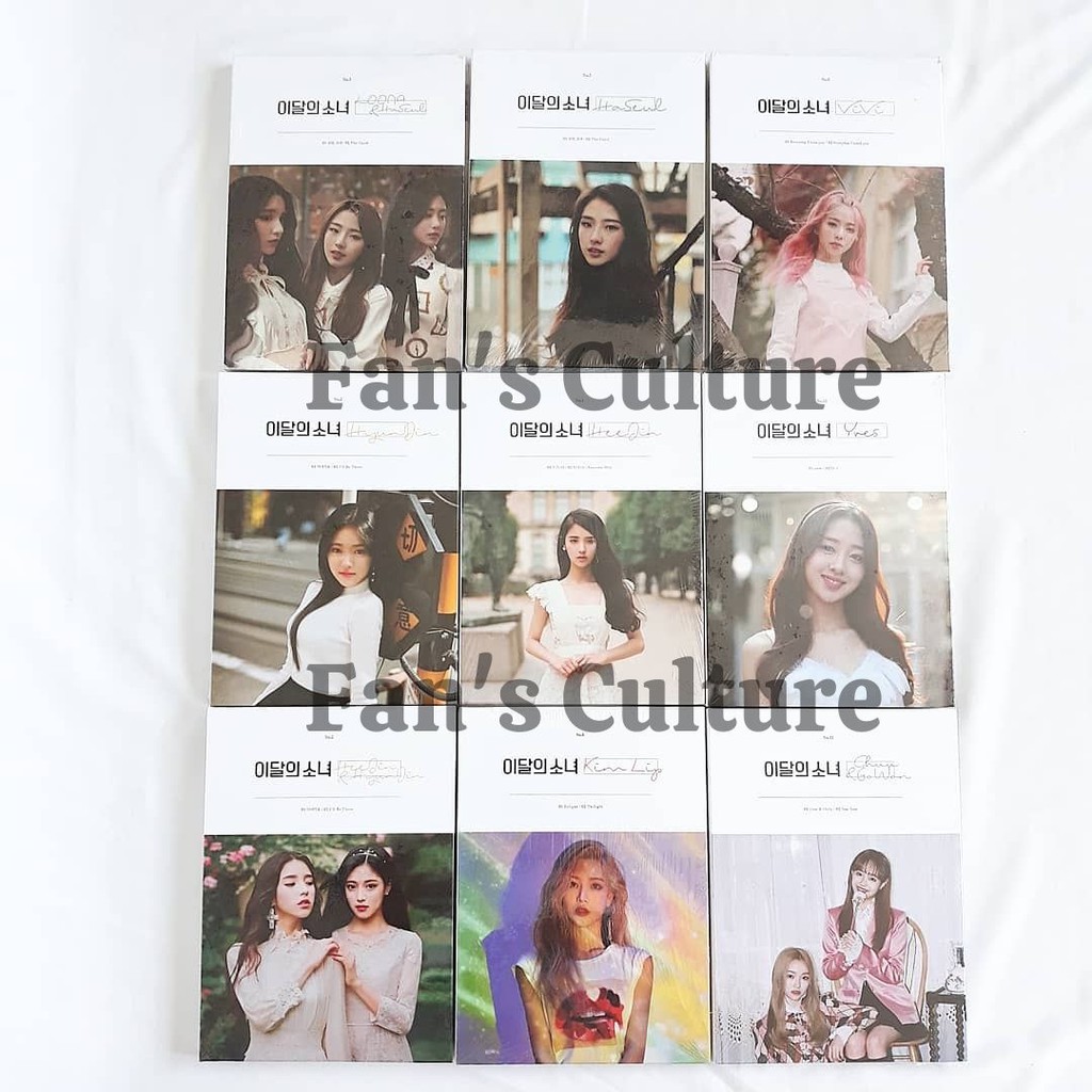 [READY STOCK] LOONA Album - Heejin/Haseul/Hyunjin/Vivi/Kim Lip Ver A/Chuu & Gowon/Olivia Hye/Chuu