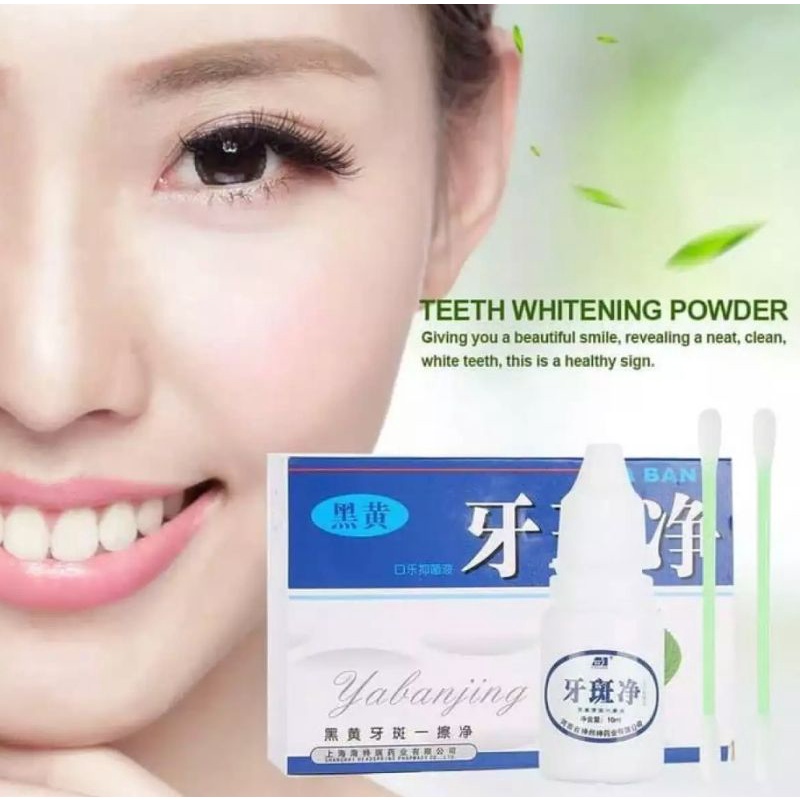 PEMUTIH GIGI PENGHILANG PLAK KARANG GIGI YABAJING TEETH WHITENING DIJAMIN ORIGINAL