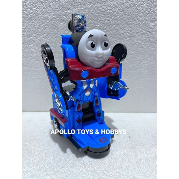 MAINAN ANAK TRAIN THOMAS BERUBAH ROBOT SUPER KERENNN