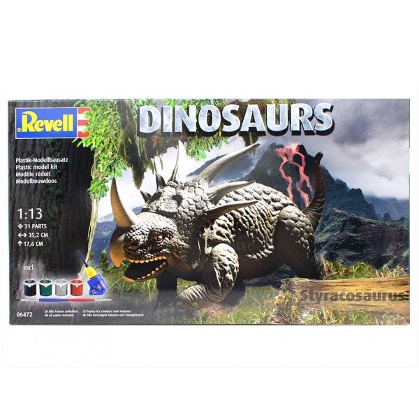 Revell Mainan Koleksi Revell Styracosaurus Dinosaurus Plastik Model