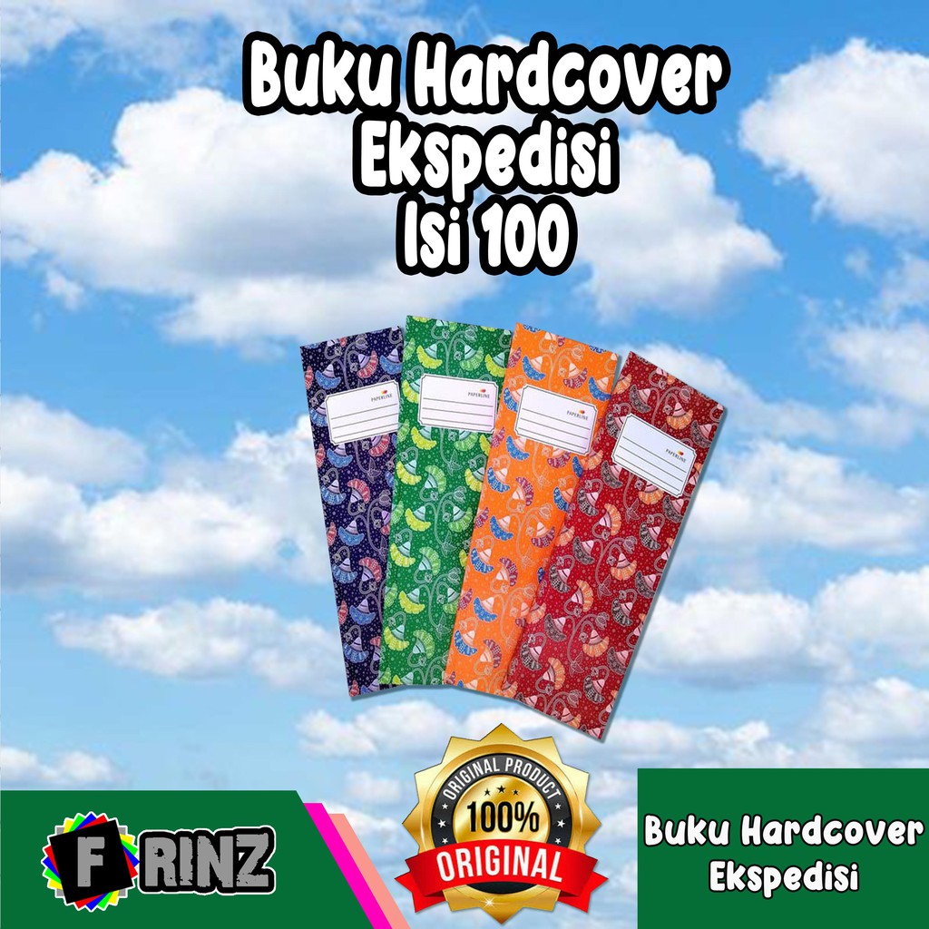 

ATK ~ Buku Hardcover Ekspedisi / Hard cover Panjang / Buku Catatan / Buku Kas Kover Keras isi 100