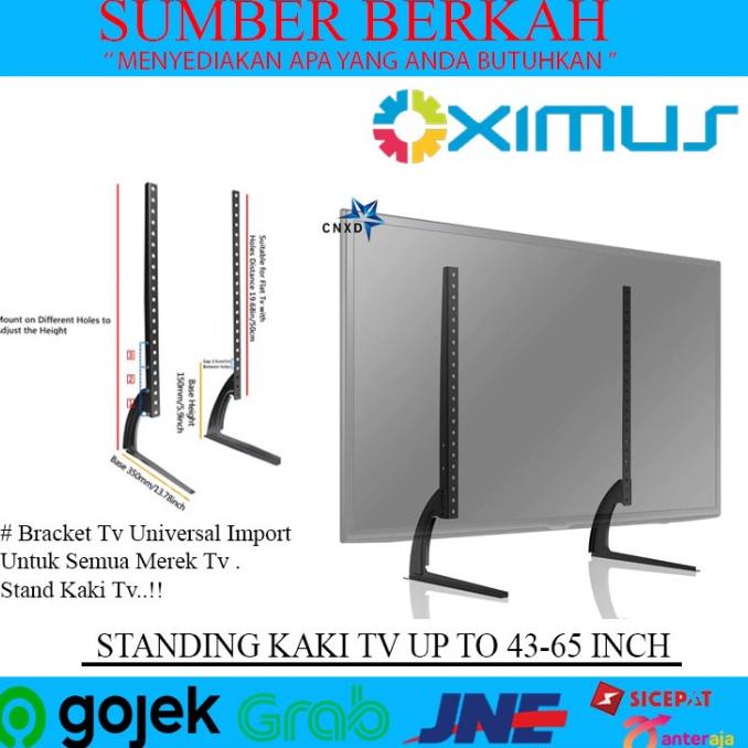 braket stand kaki tv 32-65 inch LG SAMSUNG SONY TCL. ALL Mrek Kaki TV