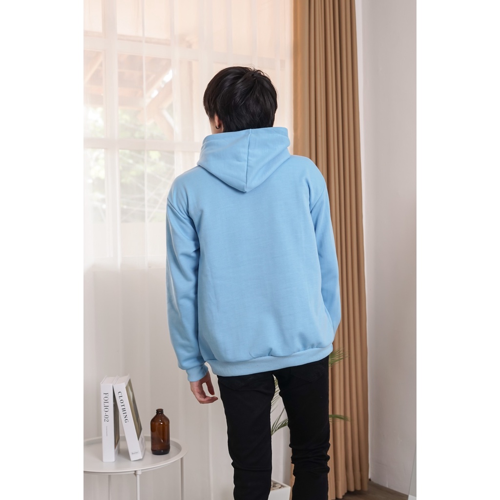 ALIPIO FASHION - HOODIE POLOS TTL BIRU MUDA