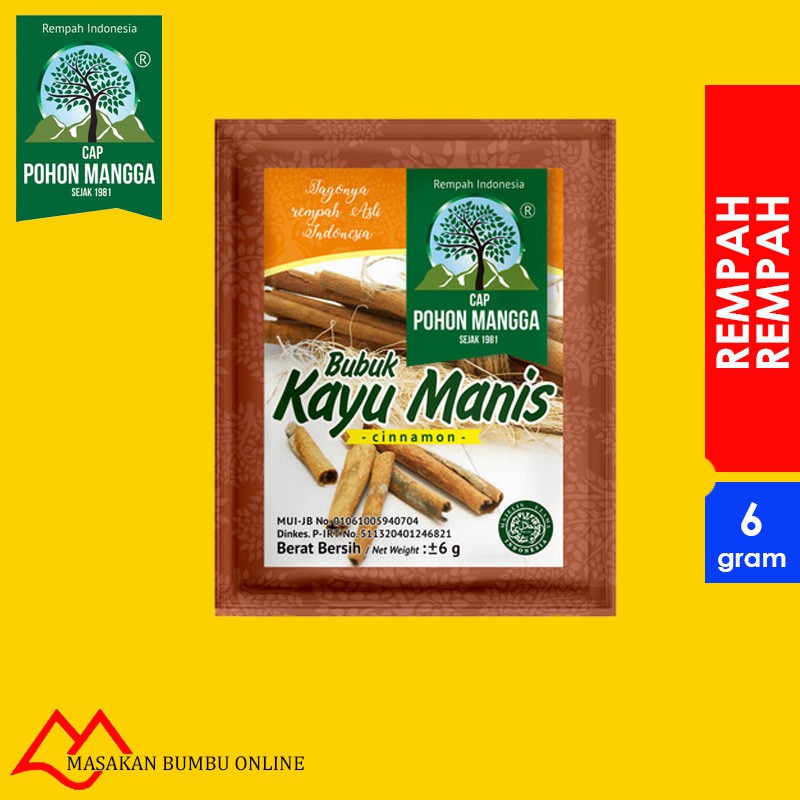 

Bubuk Kayu Manis Cap Pohon Mangga